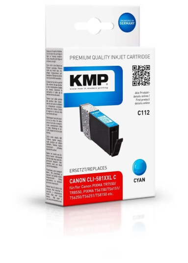 Kmp 1578,0203 Ekstra (Super) Høyt Utbytte Cyan 11,7 Ml 1 Stykker 820 Sider