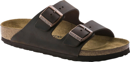 Birkenstock Unisex Arizona Oiled Leather Regular 44, Habana Birkenstock Unisex Arizona Oiled Leather Regular 44, Habana