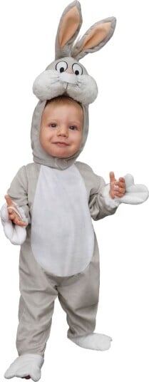 Ciao Srl. Kostymer Bugs Bunny Baby Ciao Srl. 2-3 år (92-98) Kostymer Grå 11713.2-3-NC