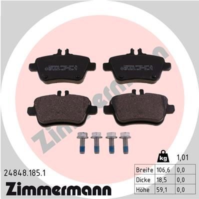 Bremseklosser ZIMMERMANN 24848.185.1 Bremseklosser ZIMMERMANN 24848.185.1