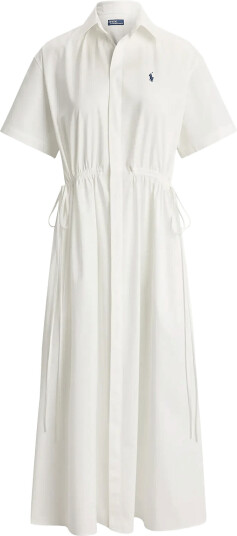 Polo Ralph Lauren 80/2 Mw Ctn Pw Wvn Dresses White 32