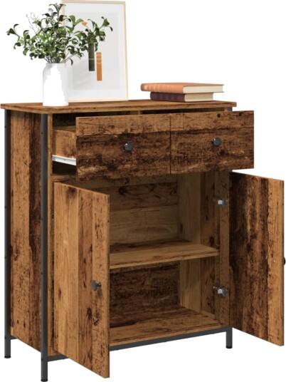 Skjenk gammelt tre 70x30x80 cm konstruert tre 8721158446039 Skjenk gammelt tre 70x30x80 cm konstruert tre 8721158446039