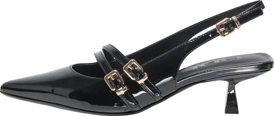 ONLY Onlcoco 8 Buckle Slingback Pump Black 40