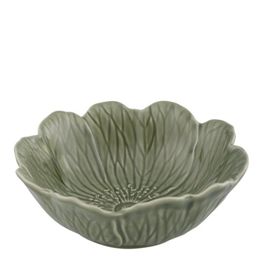 Bordallo Pinheiro Flora skål 17 cm grå Bordallo Pinheiro Flora skål 17 cm grå