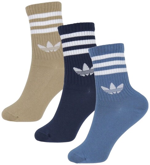 adidas Originals 3S Crew S 3P - Blue - 34-36