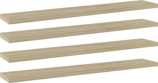 Hylleplater 4 stk sonoma eik 60x10x1,5 cm sponplate Hylleplater 4 stk sonoma eik 60x10x1,5 cm sponplate
