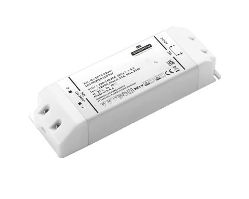 LED-driver SP75-12VFT, 75W 12VDC, dimbar