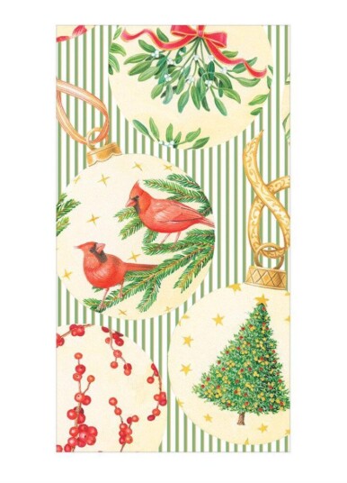 Juleservietter: Botanical Ornaments