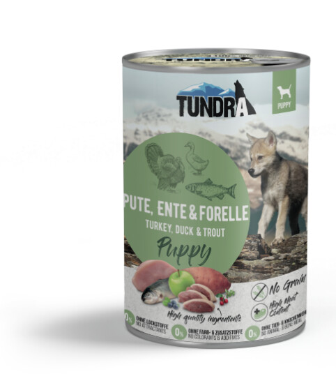 Tundra Kalkun And Og Ørret 400G Våtfôr Til Valp