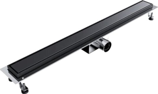 Spiroflex 500 Lineært Dusjavløp Aqua Steel La Black Med Glatt Rist Bgm S Spiroflex 500 Lineært Dusjavløp Aqua Steel La Black Med Glatt Rist Bgm S