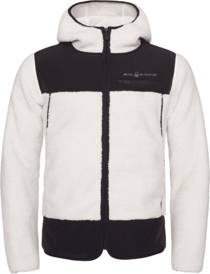 Sail Racing Women's Gale Pile Zip Hood XL , Storm White