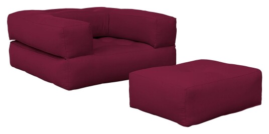 Karup Design - Cube Lenestol Bordeaux 1580365-05-0 1580362-07-0