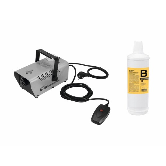 EuroLite Set N-10 Sølv & B2d Basic Smoke Fluid 1l