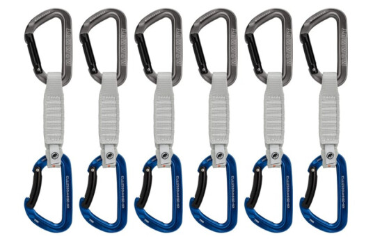 Mammut Workhorse Keylock 12 Cm 6-pack Quickdraws Straight Gate/bent Gate Key Lock, Grey-blue 12 Cm Mammut Workhorse Keylock 12 Cm 6-pack Quickdraws Straight Gate/bent Gate Key Lock, Grey-blue 12 Cm