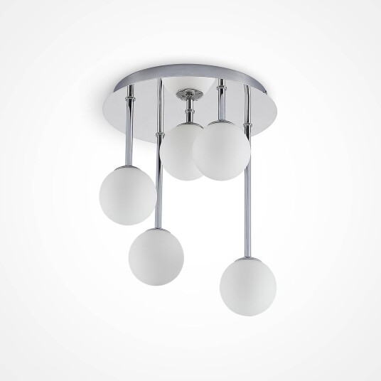 Lindby Chrissy taklampe, 5 lyskilder, 25 cm