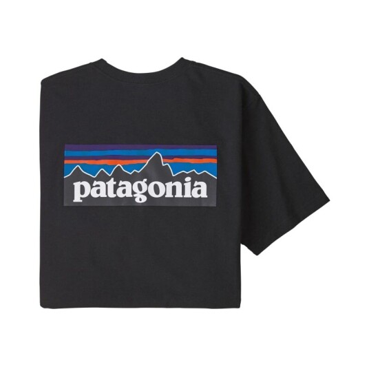 Patagonia Men's P-6 Logo Responsibili-Tee Sort XXL Man Patagonia Men's P-6 Logo Responsibili-Tee Sort XXL Man