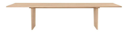 Gubi Private spisebord 100 x 320 cm Lysbeiset eik