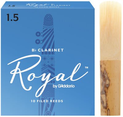 DAddario Woodwinds Royal Boehm Bb- Clarinet 1,5