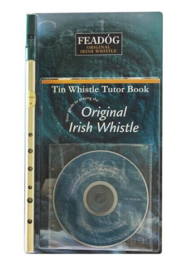 Feadog Fw03 Fløyte Messing D M/cd + Bok Feadog Fw03 Fløyte Messing D M/cd + Bok