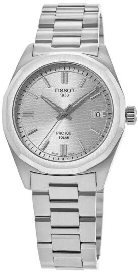 Tissot Dameklokke T151.822.11.031.00 PRC 100 Solar Sølvfarget/Stål