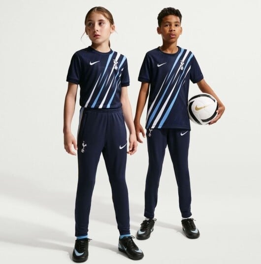 Tottenham Treningsbukser Dri FIT Strike Obsidian/Lyseblå/Hvit Barn Nike størrelse S: 128 137 cm