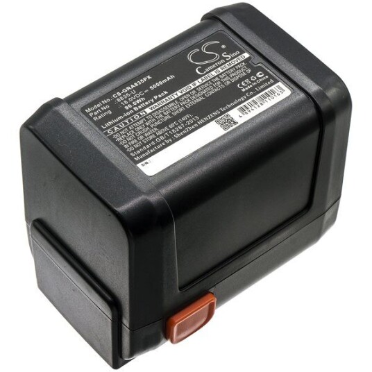 Gardena ErgoCut 48-Li 8878 batteri (5000 mAh 18 V, Sort)