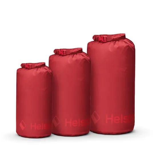 Helsport Trek Pro (M) Dry Bag Set OneSize, Ruby Red/Sunset Yellow