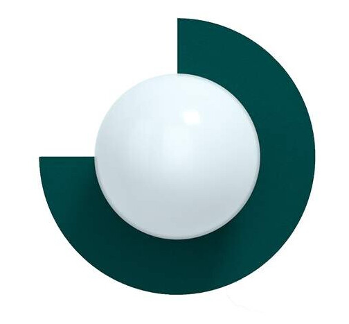 Swedish Ninja - Candy Little Circle 270 S Vegglampe Peacock Green Swedish Ninja