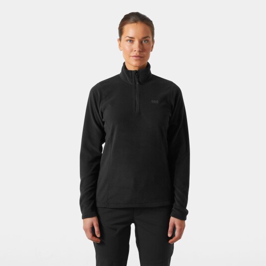 Helly Hansen Dame Daybreaker 1/2 Glidelås Lett Fleece Svart M