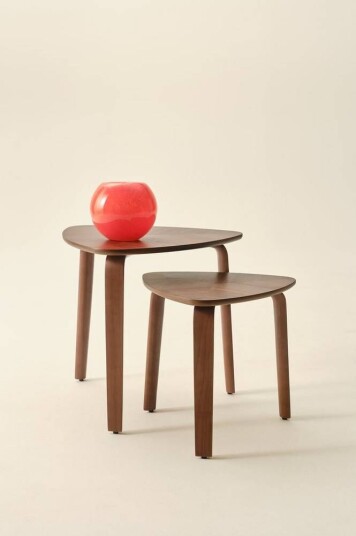 TULUA sidebord 2-pakke Valnøtt