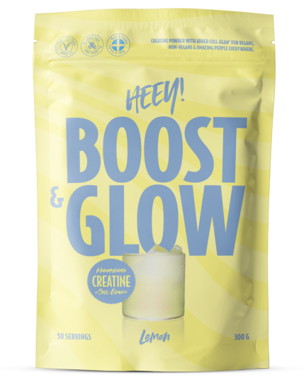 Heey! Boost & Glow Creatine + Collegan Lemon 300g Heey! Boost & Glow Creatine + Collegan Lemon 300g
