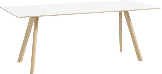 HAY CPH30 2.0 spisebord 90x200 cm White laminat lakkert eik