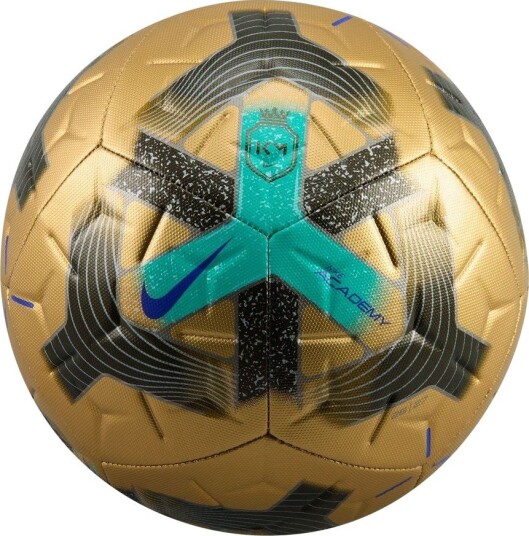 Nike Fotball Academy Mbappé Personal Edition Gull/Metallisk Sølv/Jade Str. 5