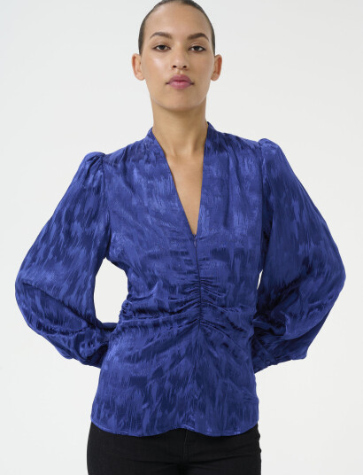Gestuz Gzdalila Ls Blouse - Blue - 34
