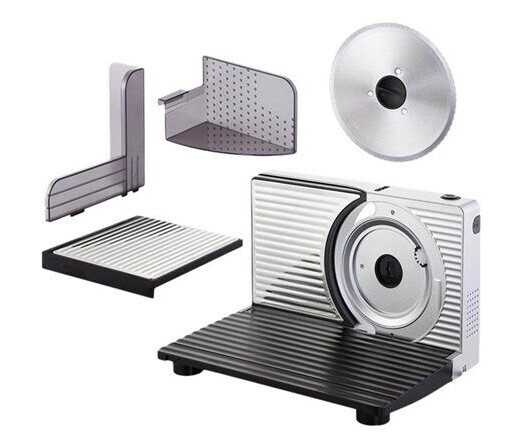 Unold 78866 Skjæremaskin 100 W Sølv/Svart med justerbar tykkelse 15 mm Unold 78866 Skjæremaskin 100 W Sølv/Svart med justerbar tykkelse 15 mm