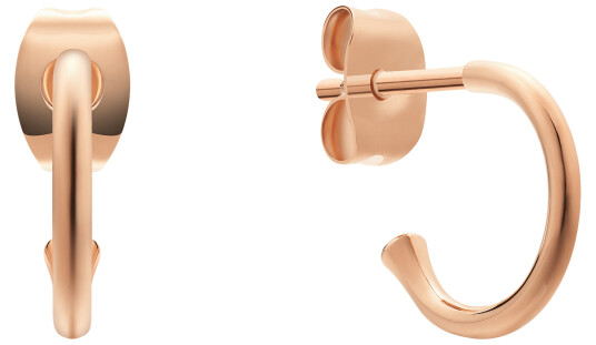Daniel Wellington DW Charm Charms Earrings Rose Gold One Size