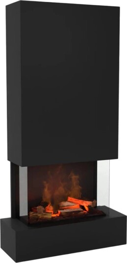 Glow Fire Elektrisk Peis Hölderlin Høy OMC 600 - Sort