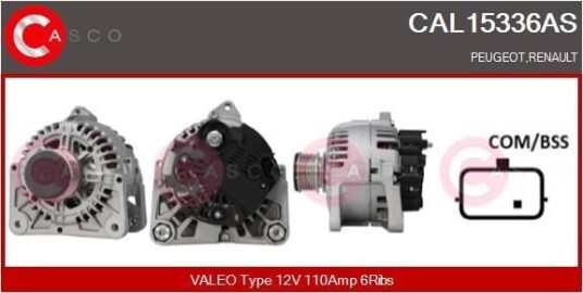 Dynamo CASCO CAL15336AS Dynamo CASCO CAL15336AS