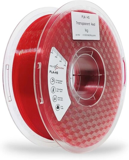 Polyalkemi Pla Hs Transparent Transparent Red