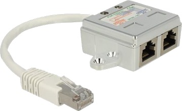 Delock Rj45 Port Doubler Nettverksplitter Rj 45 Hann Til Rj 45 Hunn 15 Cm Delock Rj45 Port Doubler Nettverksplitter Rj 45 Hann Til Rj 45 Hunn 15 Cm