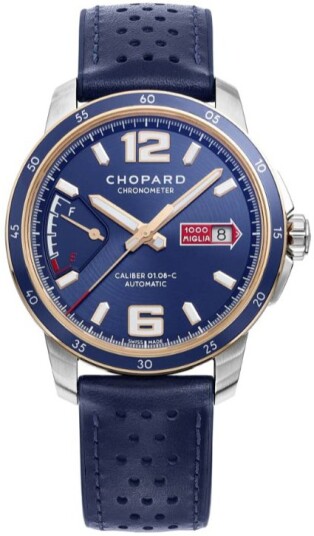 Chopard Herreklokke 168566 6002 Mille Miglia Blå/Lær Ø43 mm Chopard Herreklokke 168566 6002 Mille Miglia Blå/Lær Ø43 mm