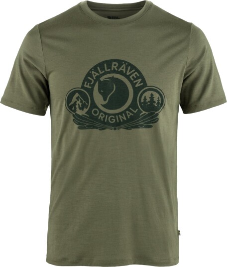 Fjellreven Men"s Abisko Wool Classic Ss Laurel Green S