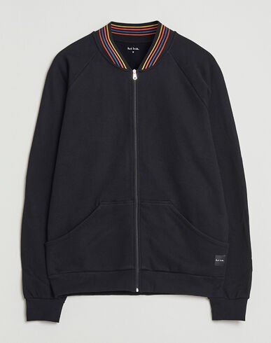 Paul Smith Artist Rib Full Zip Black