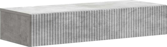vidaXL Vegghengt Sidebord Betonggrå 87,5 x 34,5 x 17 cm Konstruert tre