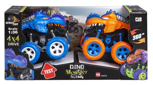 Dino Monster Truck 2pk
