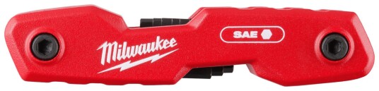 Milwaukee 8-delt sammenleggbart unbrakonøkkelsett med ergonomisk håndtak