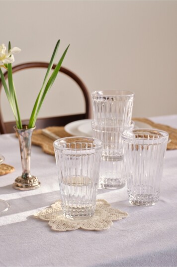 Jotex Laget Av Glass Og 4pakning Gjennomsiktig STING 2243964010