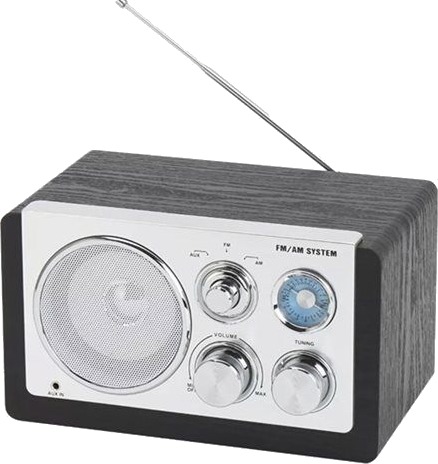 Denver TR-63B AM/FM Analogradio med AUX-inngang Svart Denver TR-63B AM/FM Analogradio med AUX-inngang Svart
