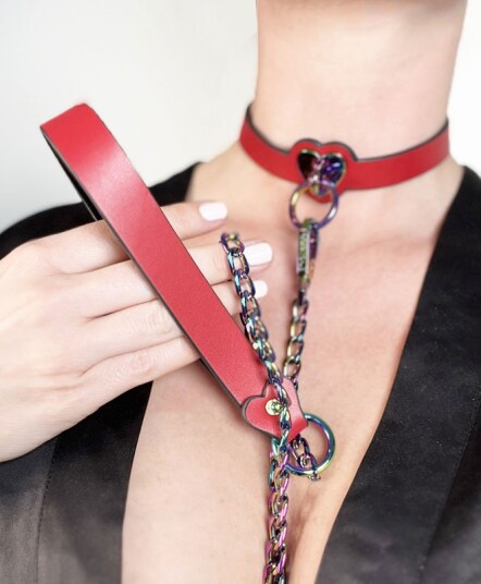 Shiver Shiver Choker + Lead Fury YL-81073