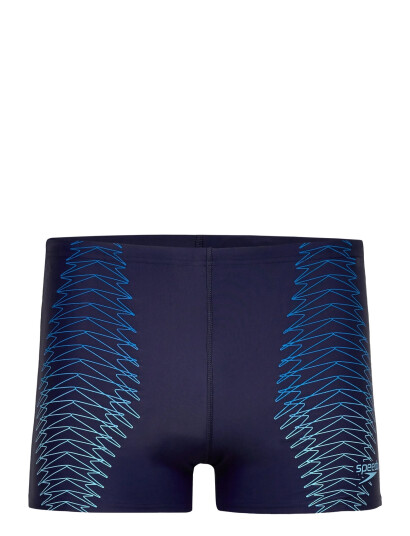 Speedo Mens Duo Logo Print Aquashort - Navy - 32